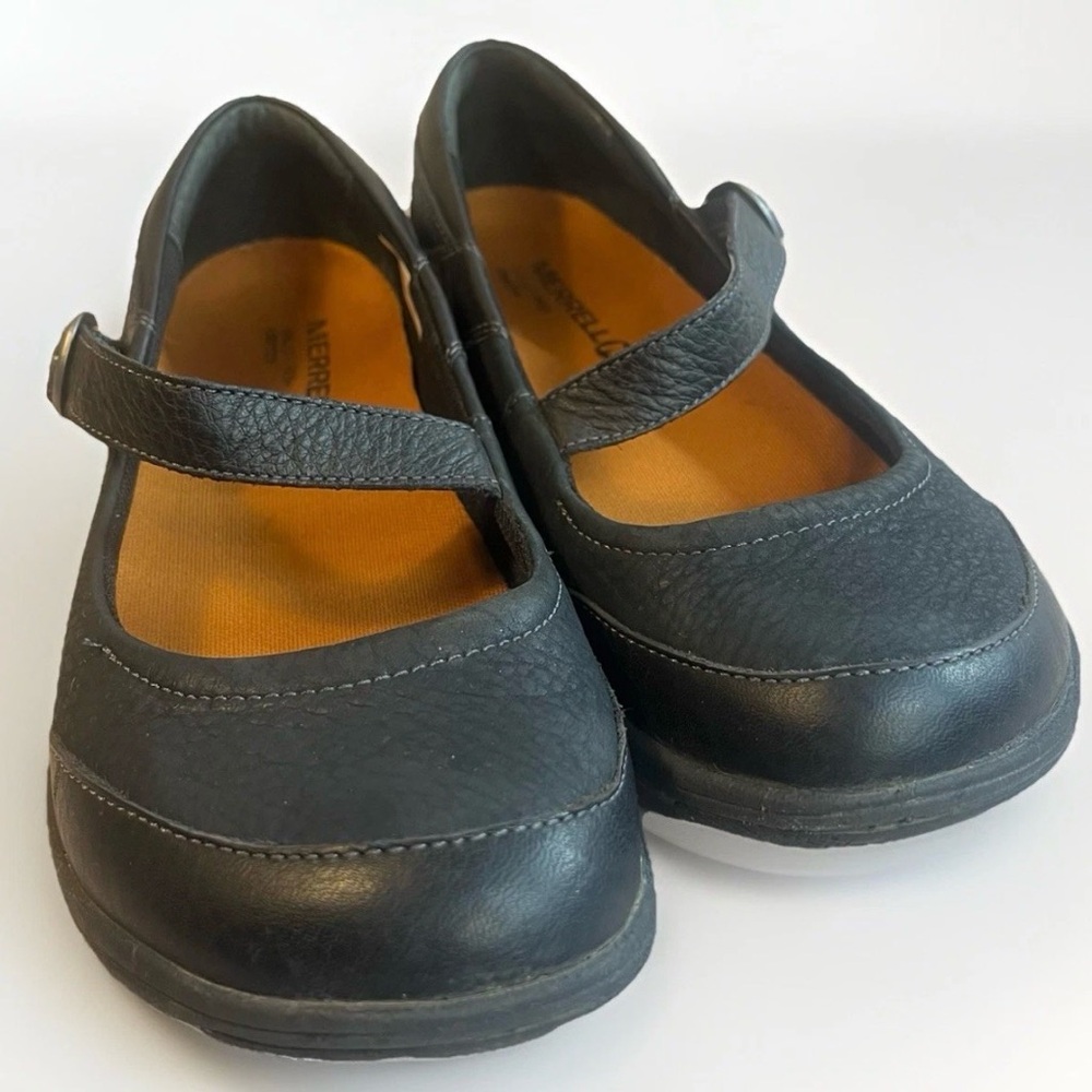 Merrell Women’s Encore Mary Jane Leather Shoes 37.5– Black – Comfort Slip